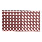 Red Ruby Gemstone Heart Kussensloop (Achterkant-Rechts)