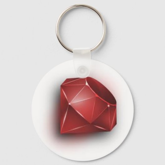 Red Ruby Sleutelhanger (Voorkant)