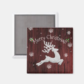 Red Russe Reindeer Magnet (Recto/Verso)