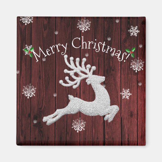 Red Russe Reindeer Magnet (Devant)