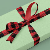 Red Rustic Buffalo Check Pattern Lint