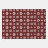 red rustic pattern Merry Christmas Inpakpapier Vel (Voorkant 3)