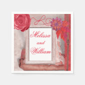 Red Rustic Servetten (Voorkant)