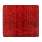 Red Rustic Wood Digital Print Snijplank (Voorkant)
