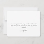 Red Rustic Wood Wedding Shower Birthday Bedankkaart (Achterkant)