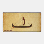 Red Sail Vikingschip Bureaumat (Voorkant)