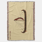 Red Sail Vikingschip Deken (Voorkant Verticaal)