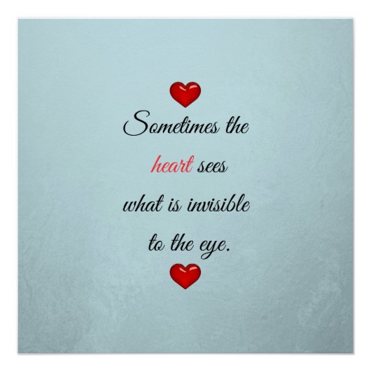 Red Saint Valentijnsdag Perfect Poster (Voorkant)