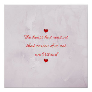 Red Saint Valentijnsdag Perfect Poster