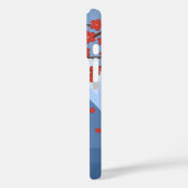 Red Sakura Kokeshi Doll - Cute Geisha Girl Case-Mate iPhone Case (Achterkant / Links)