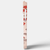 Red Sakura Kokeshi Doll - Japanse Geisha Case-Mate iPhone Case (Achterkant / Links)