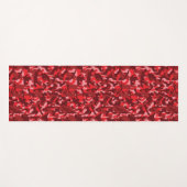 Red Salmon Camouflage Yogamat (Voorkant (horizontaal))