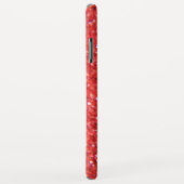 Red Sandy Glitter Case-Mate iPhone Case (Achterkant/rechts)