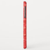 Red Sandy Glitter Case-Mate iPhone Case (Achterkant/links)