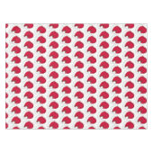 Red Santa Claus Pet Merry Kerstmis Holiday Tafelkleed (Voorkant (Horizontaal))