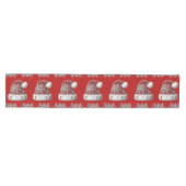 Red Santa Hat Holiday Table Runner Medium Tafelloper (Horizontaal)