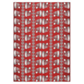 Red Santa Hat Holiday Tafelkleed (Voorkant)