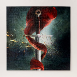 Red Sash Battle Sword Legpuzzel