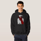 Red Satan Hand Bad Nun Hoodie (Voorkant volledig)