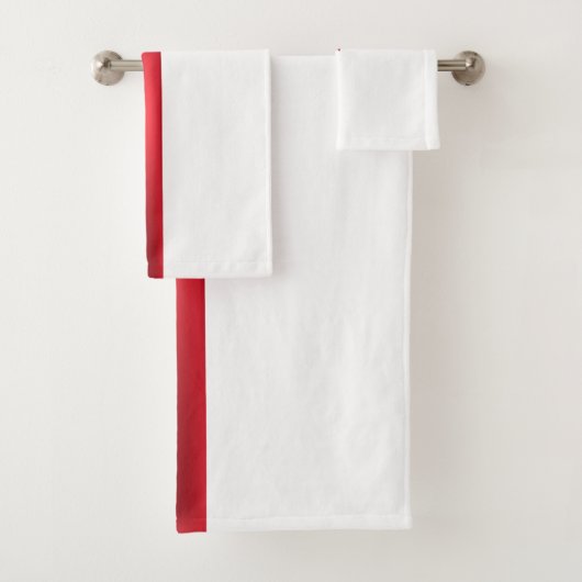 Red Satin Ribbon Bow Fête de Noël (En situation)