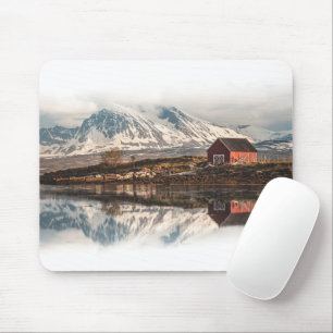 Red Scandinavian Boat House Muismat