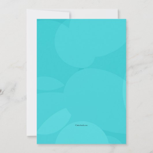 Red Scarf Fête Invitation (Dos)