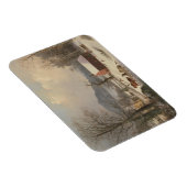 Red School House (country scene) 1858 Magneet (Rechterzijde)