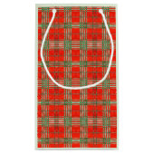 RED SCOTT TARTAN Petit sac cadeau (Dos)