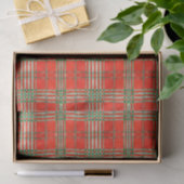 RED SCOTT TARTAN tissuepapier (Geschenk)