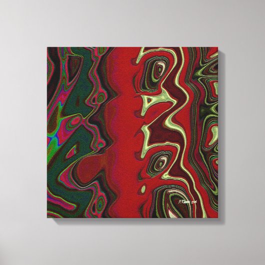 Red Scramble Canvas Afdruk (Voorkant)