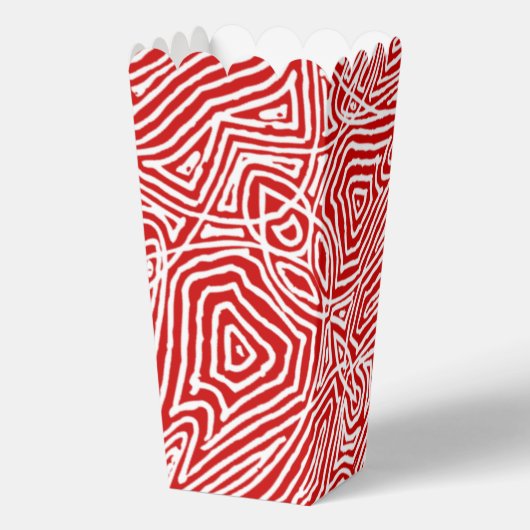 Red Scribbleprint Bedankdoosjes (Achterkant)