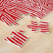 Red Scribbleprint Legpuzzel (Zijkant)