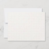 Red Seal Save the Wedding Date Invitation Kaart (Achterkant)