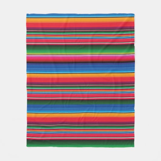 Red Serape Saltillo traditionele mexicaanse deken (Voorkant)