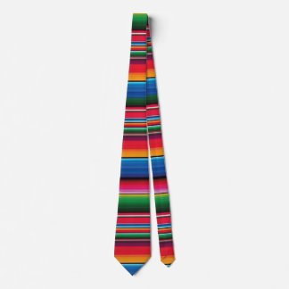 Red Serape Saltillo traditionele mexicaanse deken Stropdas