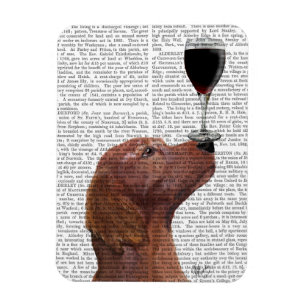 Red Setter Dog Au Vin Magneet