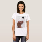 Red Setter Dog Au Vin T-shirt (Voorkant volledig)