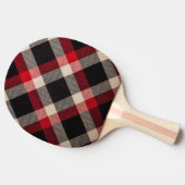 Red Shadow Plaid Tafeltennisbatje (Zijkant)