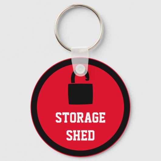 Red Shed Storage Sleutelhanger (Voorkant)