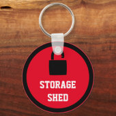 Red Shed Storage Sleutelhanger (Voorkant)