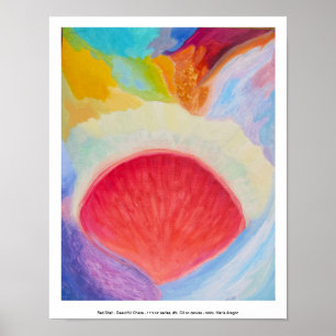 Red Shell - Mooie Chaos, 11" x 14" serie, #5 Poster
