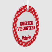 Red Shelter Volunter Ornament (voorkant)