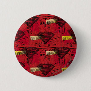 Red Shield Patroon Ronde Button 5,7 Cm