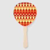 Red Ship and Yellow Arrow Monogram Handwaaier (Achterkant)