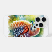 Red shouldered hawk 101024AREF129 - Watercolor (Verso Horizontal)