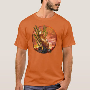 Red Shoulked Hawk LAATSTE DESERT LIGHTS T-shirt