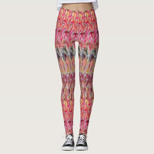 Red Shred Switchback leggings (Devant)