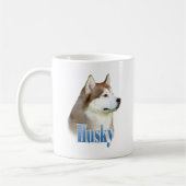 Red Siberian Husky Naam Koffiemok (Links)