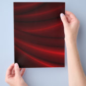 Red Silky Background Flyer (Hand)