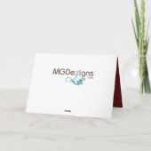 Red Silver Snowflakes Winter bruiloft Bedankt (Achterkant)